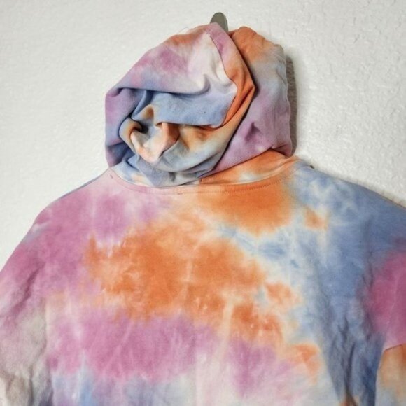 BlankNYC Tie Dye Crop Hoodie in Sweet Spot Women's Size XS Pastel - Picture 3 of 9